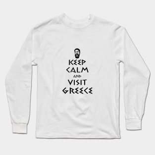 Keep Calm and Visit Greece Long Sleeve T-Shirt